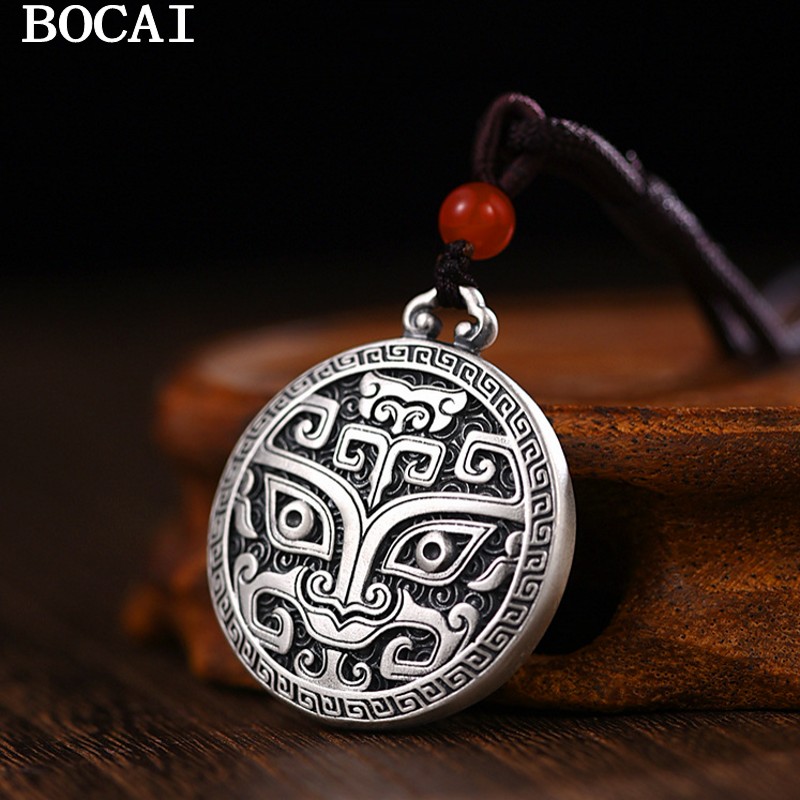 Ethnic Fashion Design - Colgante de plata BOCAI S999 para