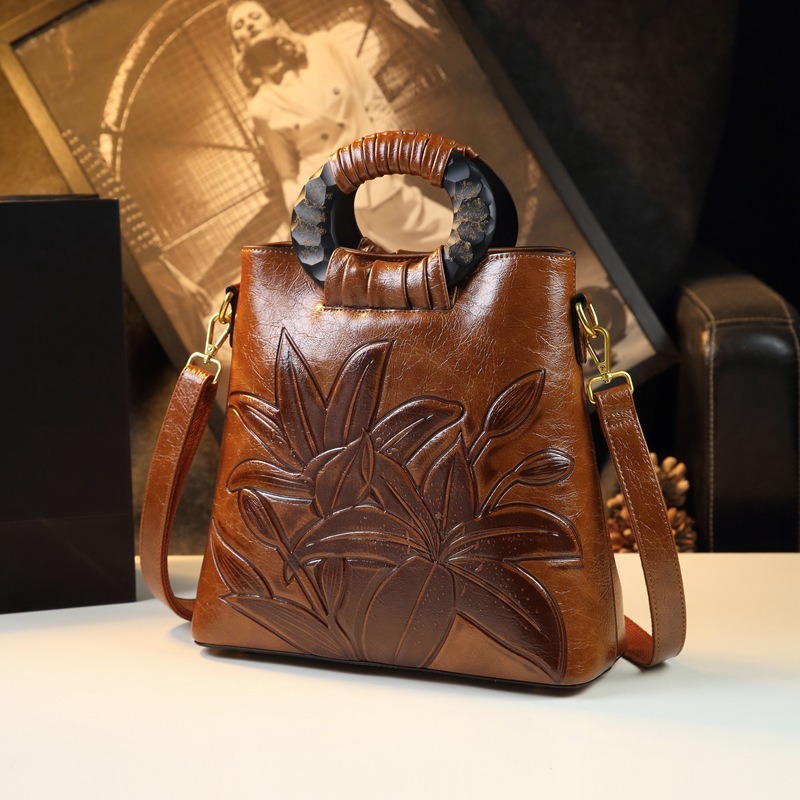 Bolso de Mujer de Cuero Estilo - New Ethnic Fashion reseña y precio