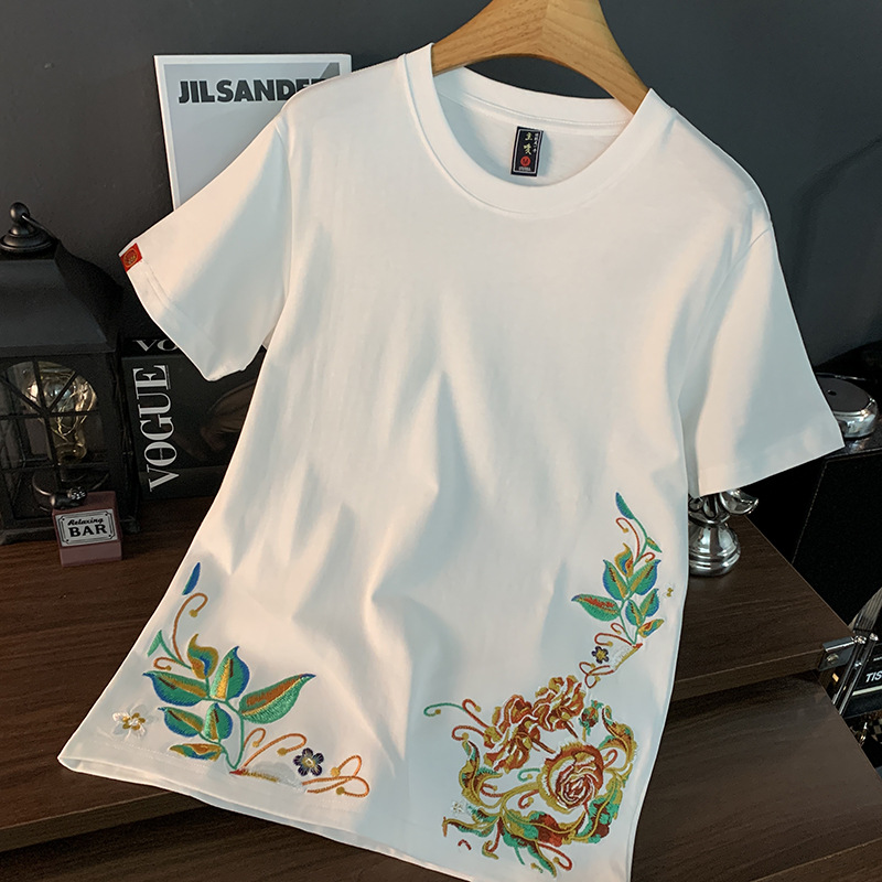 Camiseta de manga corta de est - Ethnic Fashion Design reseña y precio