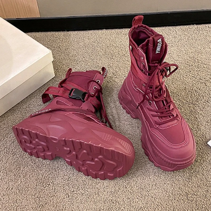Botas de plataforma de otoño e - Ethnic Modern Fashion reseña y precio